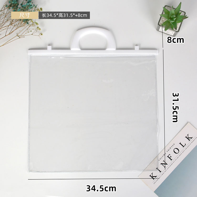 PVC Clear Bag med PP-handtag